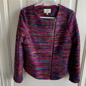 Anthropologie Sabine Multicolor Moto Jacket